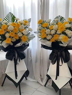 花圈订购_网上买花圈_本地实体花圈店_殡仪馆代送花圈_花圈网